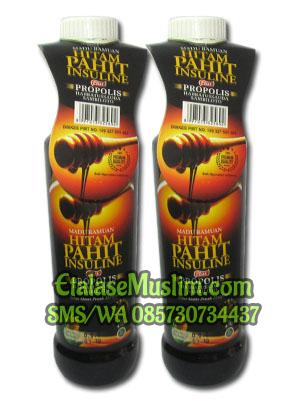 Madu Ramuan Hitam Pahit Insuline (Propolis, Habbatus, Sambiloto) 470gr