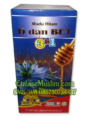 Madu Hitam D Dan BET 3 in 1 isi 350 gr - Madu Hitam Pahit DIABET 3in1