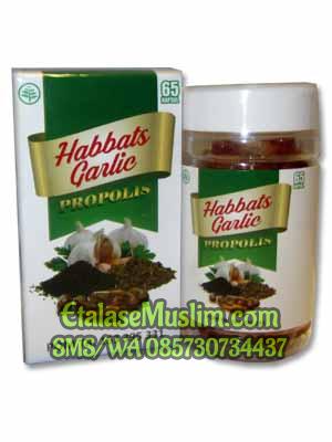 Habbats Garlic + Propolis Isi 65 Kapsul