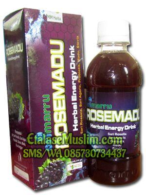 Orimarru Rosemadu Rasa Anggur 250ml (Sari Rosela, Agaric, Probiotik, Madu, Stevia)