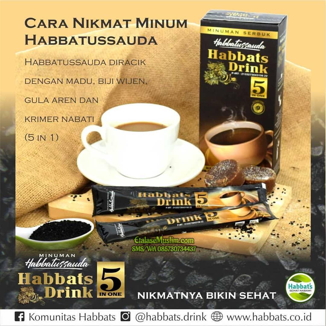 Minuman Serbuk Habbatussauda Habbats Drink 5 in One (10 saschet)