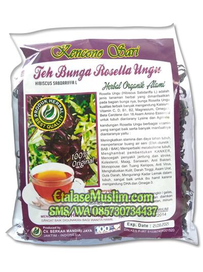 Teh Seduh Bunga Rosella Ungu Kencono Sari