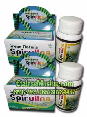 Green Natura Spirulina 60 Kapsul