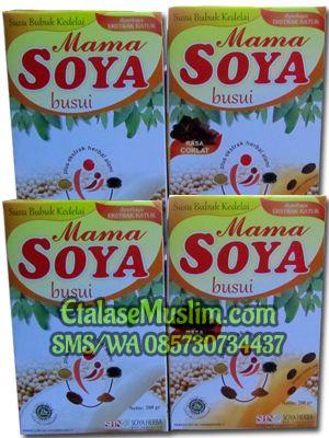 MAMA SOYA Rasa Coklat (Bubuk instant kedelai plus daun katuk,dll)
