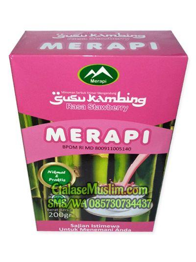 Susu Bubuk Kambing Etawa Merapi Rasa Strawberry
