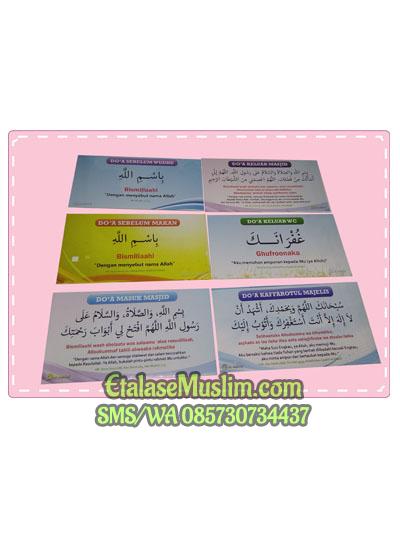 Paket Stiker Sticker Doa Sehari-hari isi 24 Doa