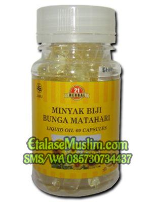 Minyak Biji Bunga Matahari 60 Kapsul Herbal 21
