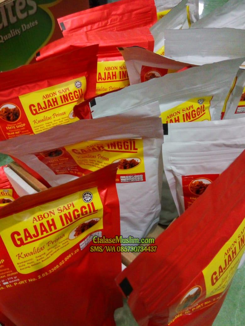Abon Sapi Gajah Inggil Rasa PEDAS 250 gram