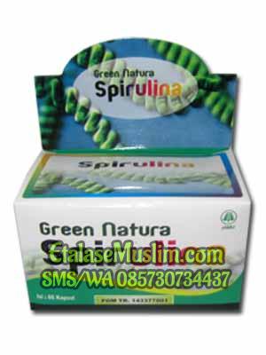 Green Natura Spirulina 60 Kapsul