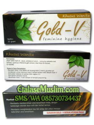 Gold-V Khusus Wanita Feminine Hygiene 35 gram