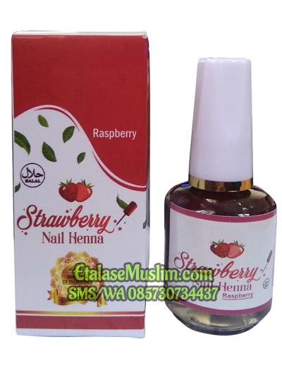 Kutek Strawberry Nail Henna (MERAH)